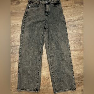 Weatherd brown wide legged wild fable jeans size 4